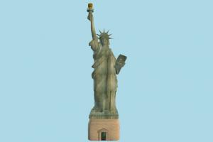 Statue of Liberty statue, sculpture, art, stone, marble, liberty, usa
